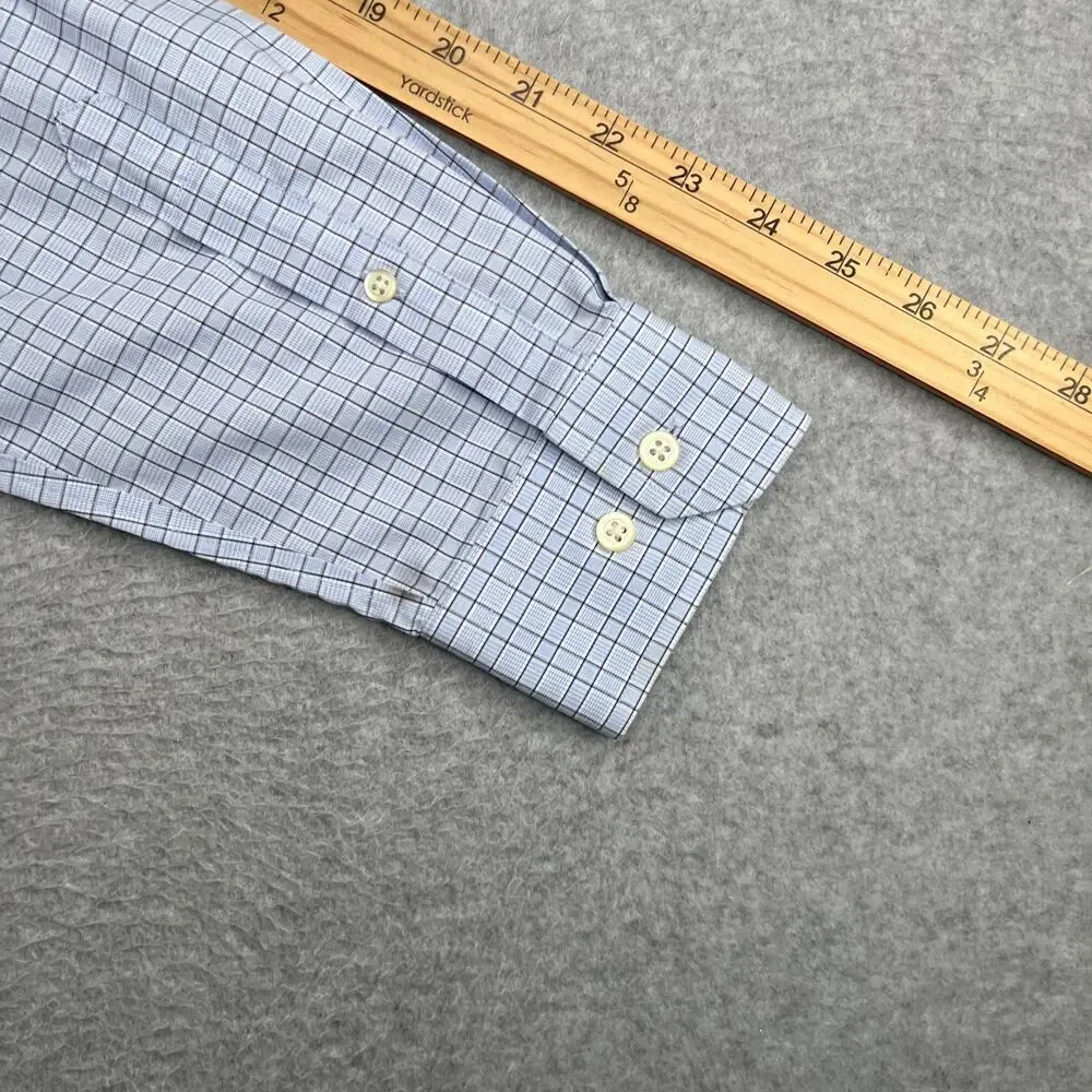Banana Republic Non Iron Shirt Button Up Long Sleeve Slim Mens Large